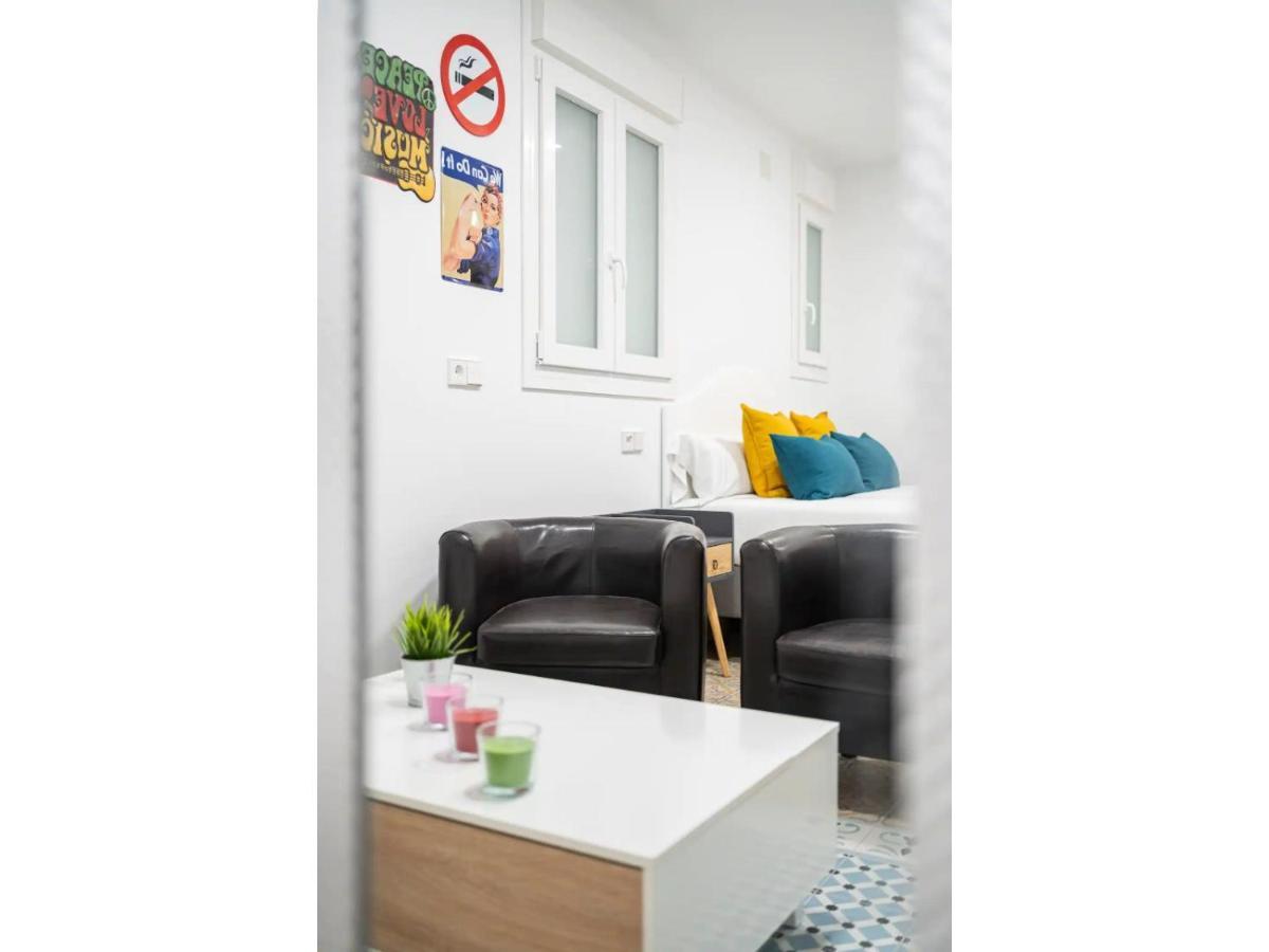 Acogedor Y Silencioso Estudio M1 Embajadores Madrid Exteriör bild