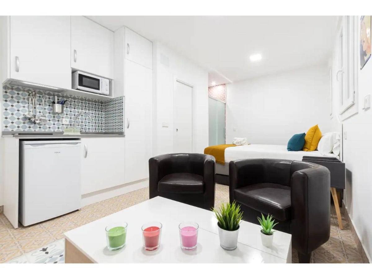 Acogedor Y Silencioso Estudio M1 Embajadores Madrid Exteriör bild